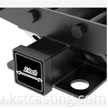 2inch Black Trailer Trailer Receiver Receiver Hitch Tobing Parts Accessores and Parts